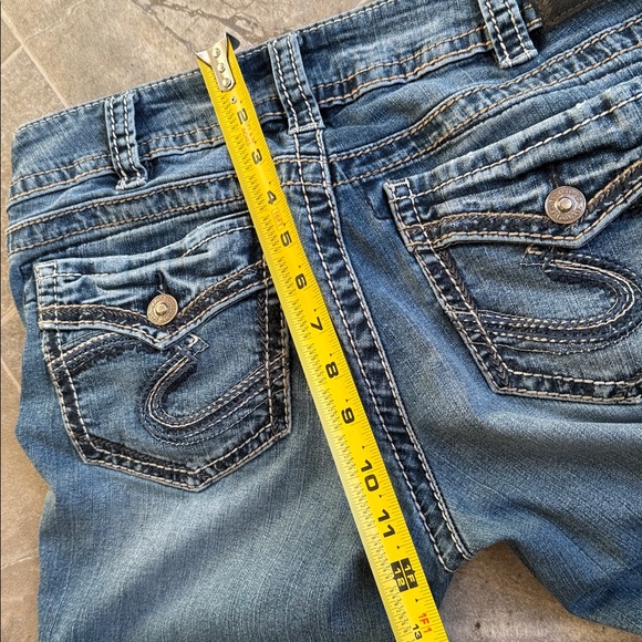 Silver SUKI slim boot cut W30/L31 Classic Blue Denim Jeans - Picture 10 of 11